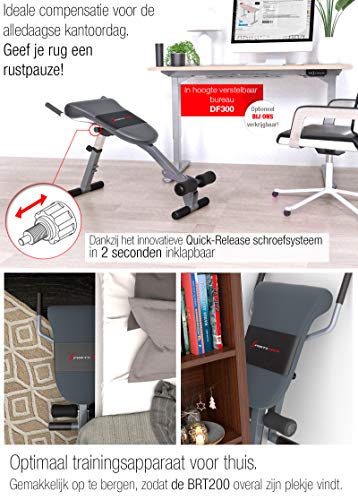 Sportstech Unieke 3-in-1 rugtrainer en buiktrainer met innovatief anti-slip design, multifunctionele BRT200 met ergonomisch kussen en 5 moeilijkheidsgraden, inklapbaar dankzij Quick Release - Image 7