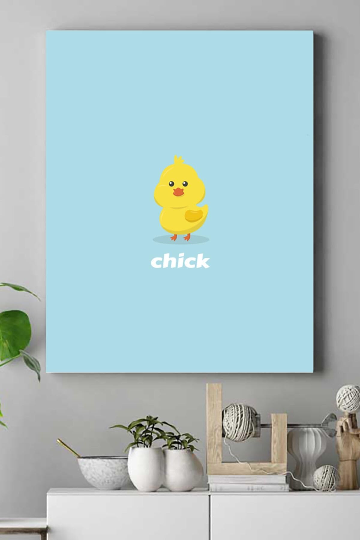 Postermanya (pster16721) Küçük Civciv Çocuk Odası Kanvas Tablo 50 x 70