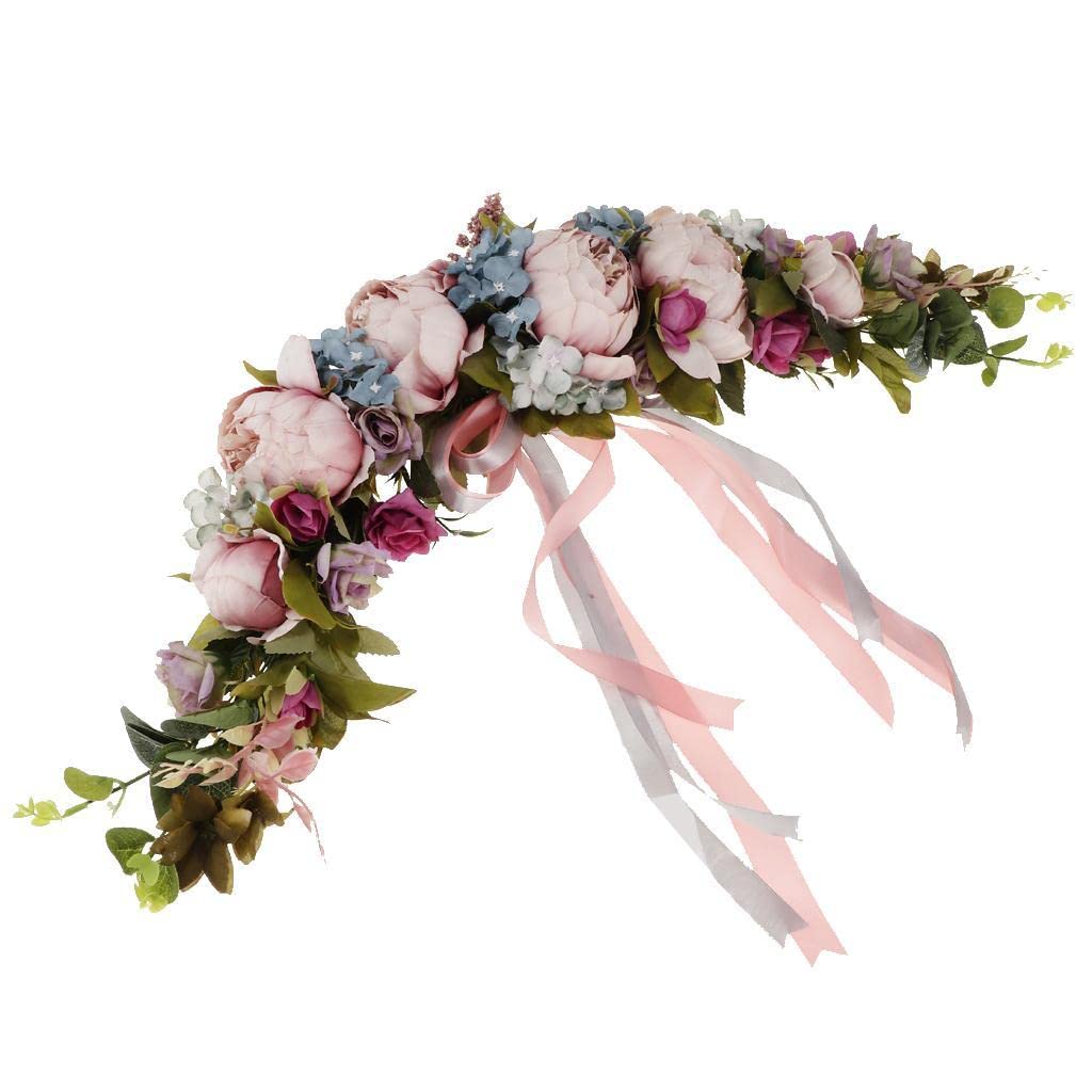 Künstliche Girlande Als Hängedekoration für Tür, Und Hochzeit (65 cm Türsturz), A