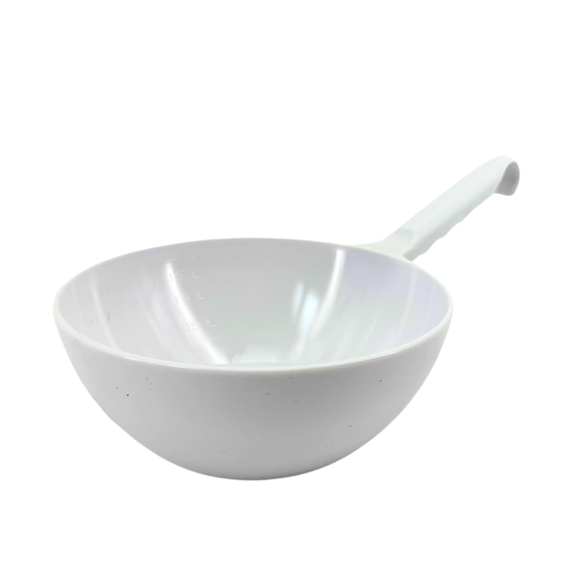 TronicXL Louche XXL 2 litres en plastique - Crochet blanc - Louche à soupe professionnelle - Boucherie - Boucherie - Boucherie