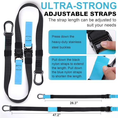 Image of Home Resistance Training Kit | Full-Body Workout with Suspension Trainer Straps, Door Anchor, Handles, and Carrying Bag | Complete Home Gym Equipment