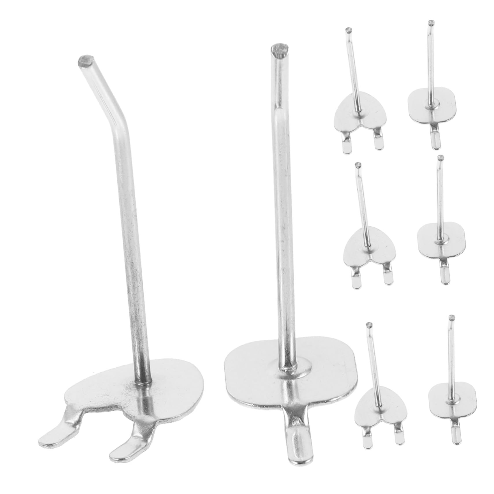 Anneome Shop Organizing 20pcs Metal Heart Shaped Apple Hooks and Sturdy Pegboard Hooks