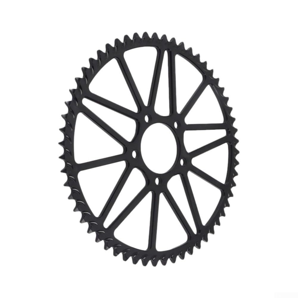 7075 Aluminio 58 dientes Piñón para E-Bike Cadena (negro)