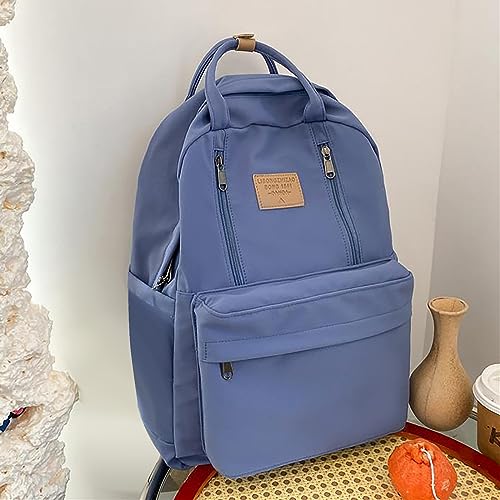 Sac d'école femme bleu à grand volume pour les cours du secondaire - 3