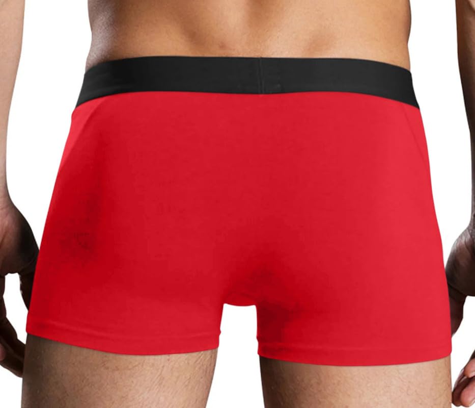 Knaughty Knickers I'm The Clean Up Cuck - I Am Cleanup Cuckold - Hotwife Life Red Mens Boxer Brief Adult Fun Design2