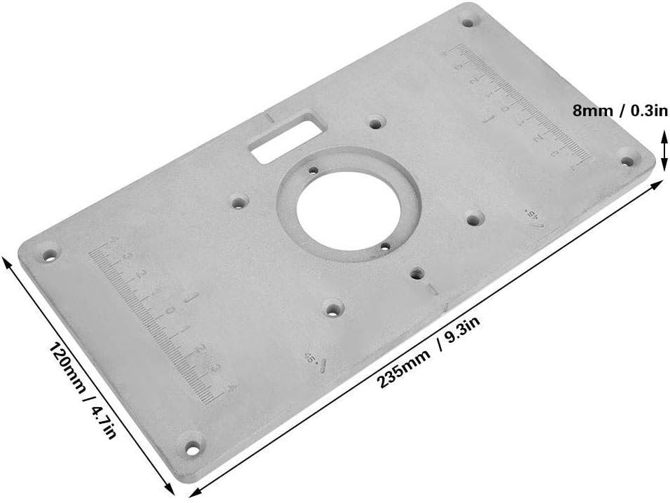Router Board Insertion Plate Aluminium Router Board DIY for Woodworking - Image 3
