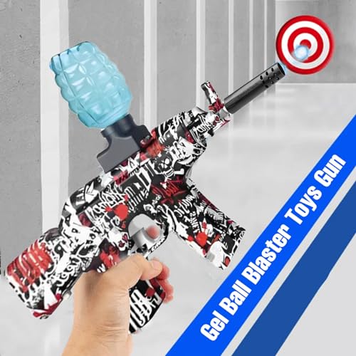 PNJB Gel Ball Blaster Toys Gun, Water Beads Blaster Surge PlayToy Guns, Splatter Gel Ball Blasters, Shooting Team Game, Gel Blaster Toy Gifts for Adults, Teens - Image 4