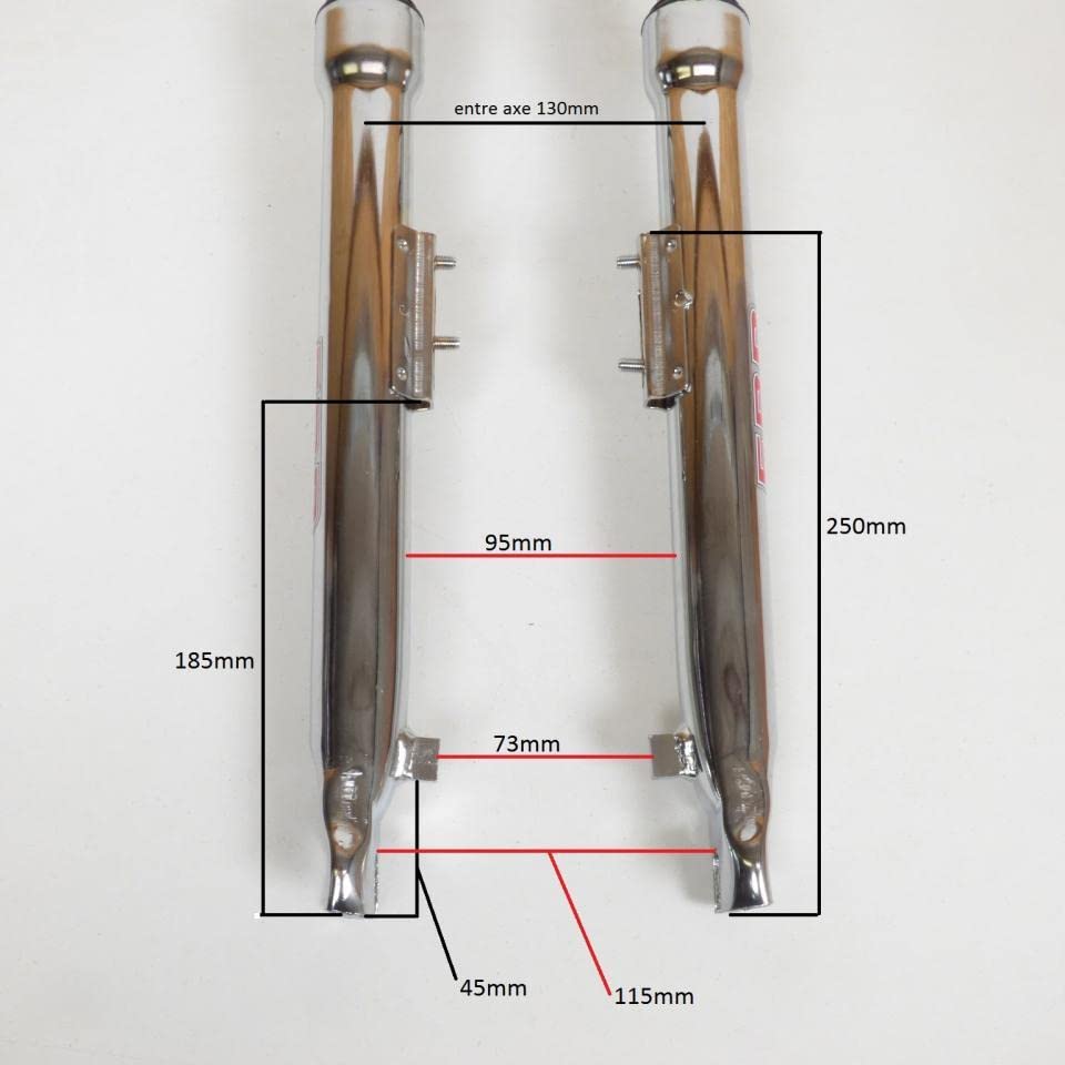 Fourche EBR pour restaurer une Mobylette MBK 51 de collection - 2