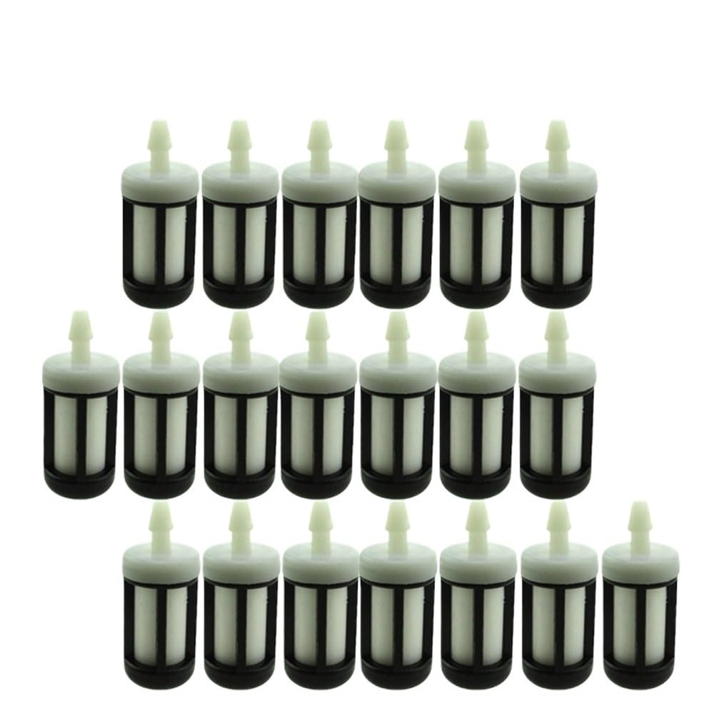Filtro de combustible eficiente de 23/32 para líneas de 3/16, compatible con OEM (20 piezas)