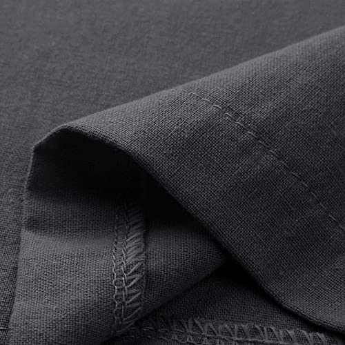 Homme décontracté Solide Pantalon Pantalon Pleine Longueur Pantalon Ample Bouton Poche Cordon décontracté Mode Pantalon Pantalon Casquettes - Image 8