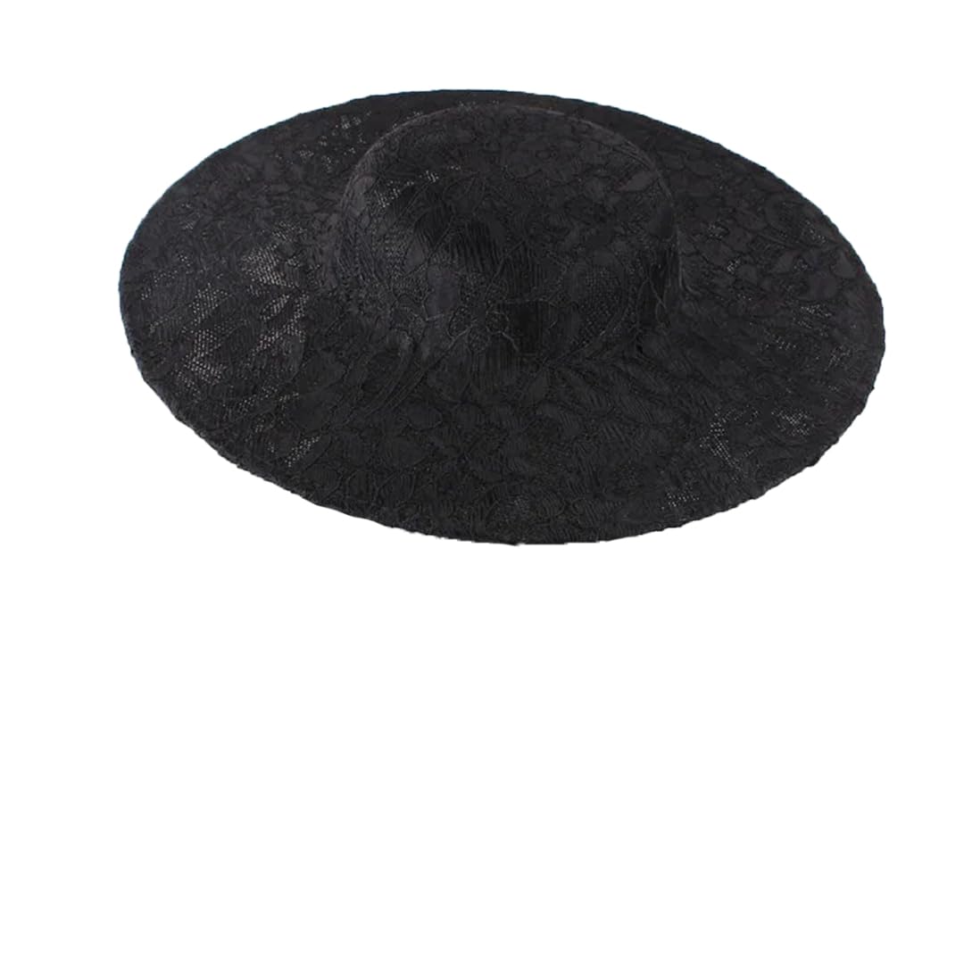 30 CM avorio grande formato modisteria imitazione fascinators base con pizzo cocktail party cappello accessori per capelli fai da te