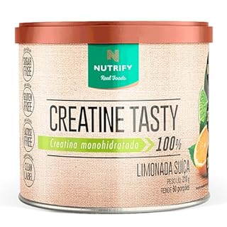 Nutrify - Creatine Tasty Limonada 210 g - Alta Pureza e Performance - Sabor Limonada Suíça