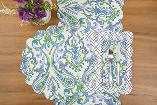 Servilletas de Tela Reversibles C&F Home Set 6 Azul miniatura 4