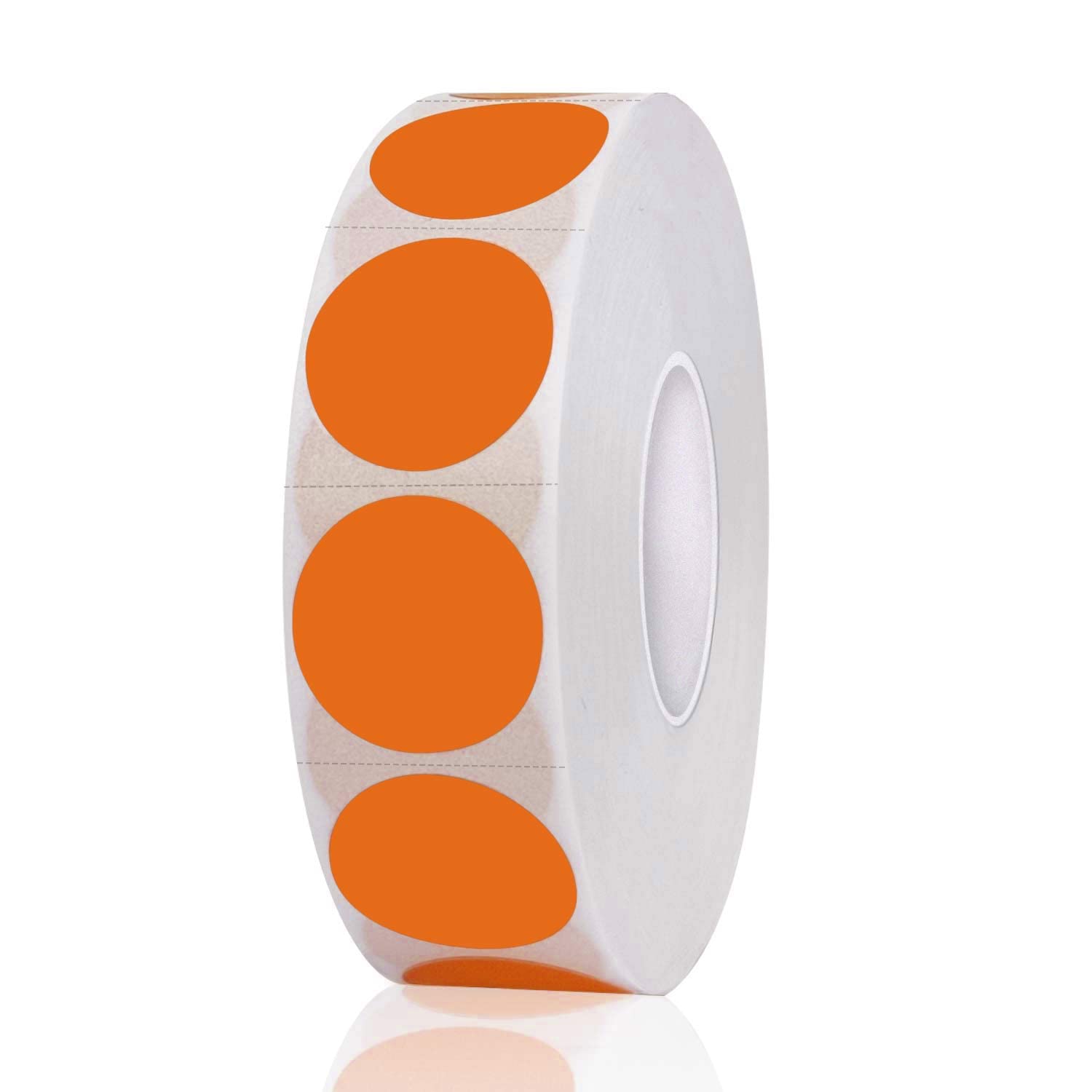 Yeachlaing 1200 Pieces 0.75 Inch Round Color Coding Label Garage Sale Stickers Blank Yard Sale Price Sticker Permanent Adhesive Dots Stickers,Easily