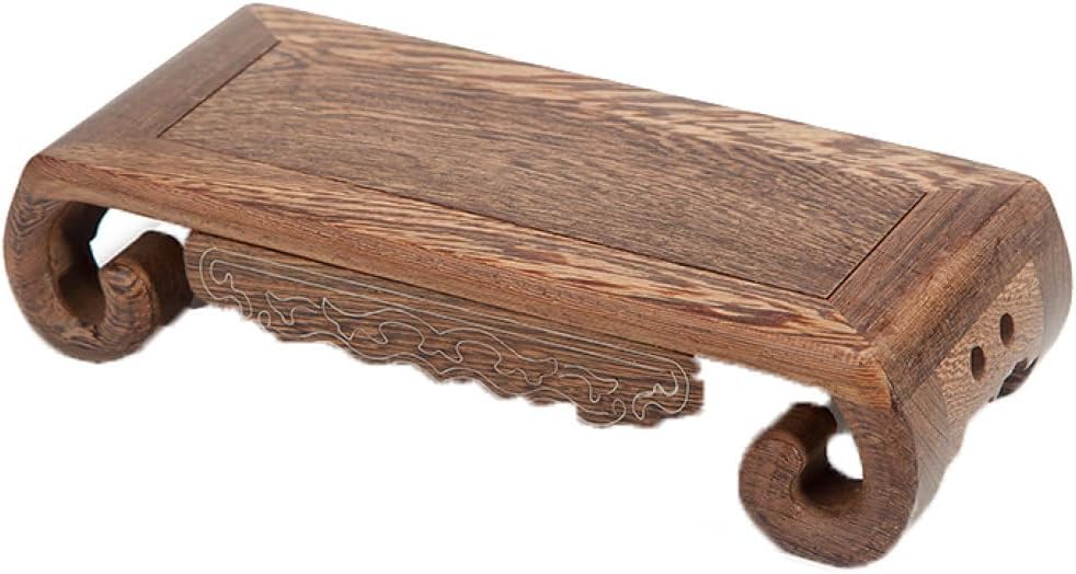 花台 松竹梅 花台 黒檀 盆栽台 壺台 飾り台 床の間華道 天然木敷台