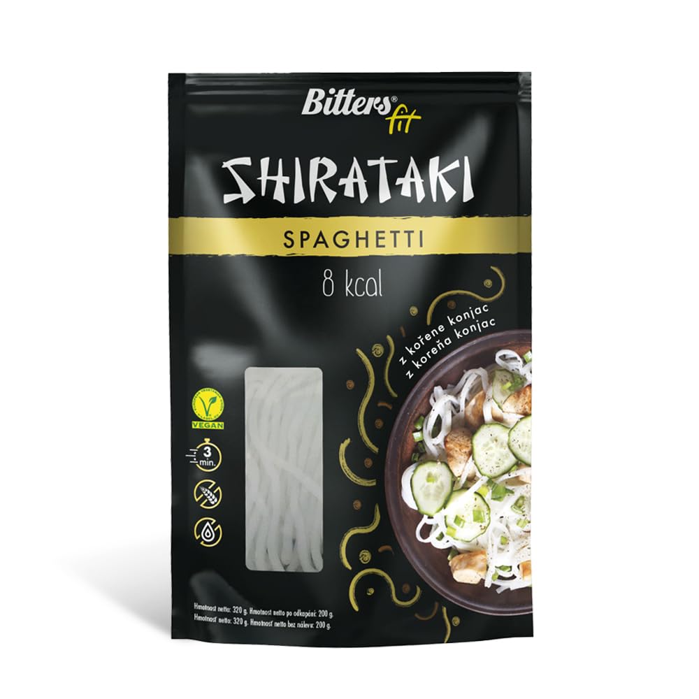 Bitters Shirataki Konjac Noodles Pasta - Spaghetti Slim - 20x200g