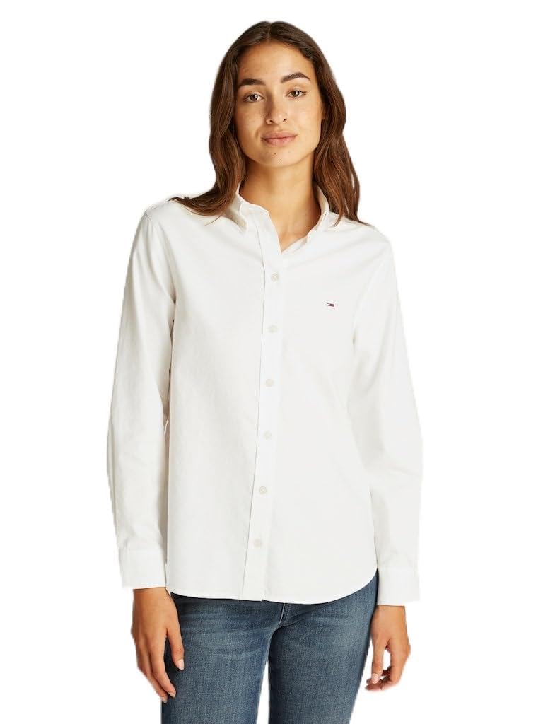 Tommy Jeans Damen Hemd Oxford Regular Fit