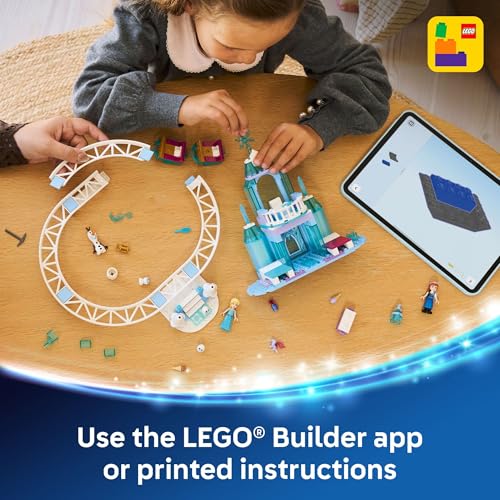 LEGO Disney Frozen Elsa’s Ice Castle & Snow Ride Adventure Building Toy - Frozen Toys for Girls & Boys, Ages 4+ - Disney Gift for Kids - 43281 - Image 4