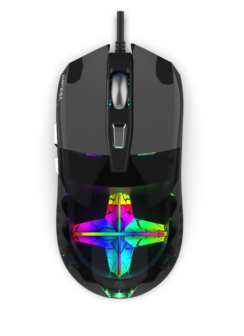 Ratón gaming con luces LED Inca EMPOUSA 3D y botones programables de 7200 dpi 4