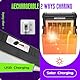 BOSYTRO Schwarzlicht Strahler 2 Stück, Tragbare Kabellose Blacklight UV Lampe, Wiederaufladbare UV Licht Schwarzlichtlampe, für Glow Party, Halloween Deko, Bühnenbeleuchtung, Party Zubehör
