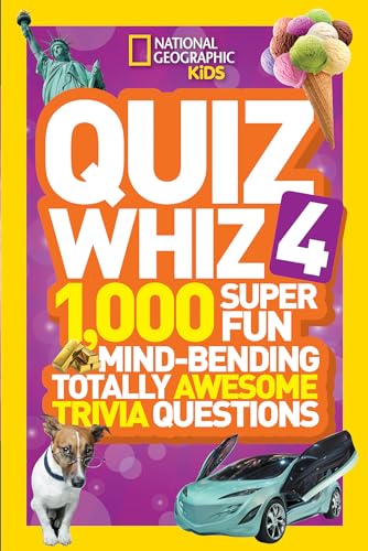National Geographic Kids Quiz Whiz 4: 1,000 Super Fun Mind-bending Totally Awesome Trivia Questions image 2
