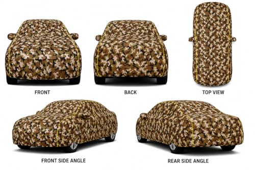 Image of Magic 6-Layer 100% Waterproof Custom Fit Car Cover for Mahhindraa Thar (All Models) Army | UV, Heat, Rain, Dust & Scratch Resistant | All Weather Outdoor & Indoor Full Body Car Cover