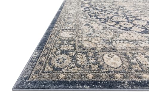 Image of Loloi Teagan Denim /Mist 6'-7 inch x 9'-2 inch Area Rug