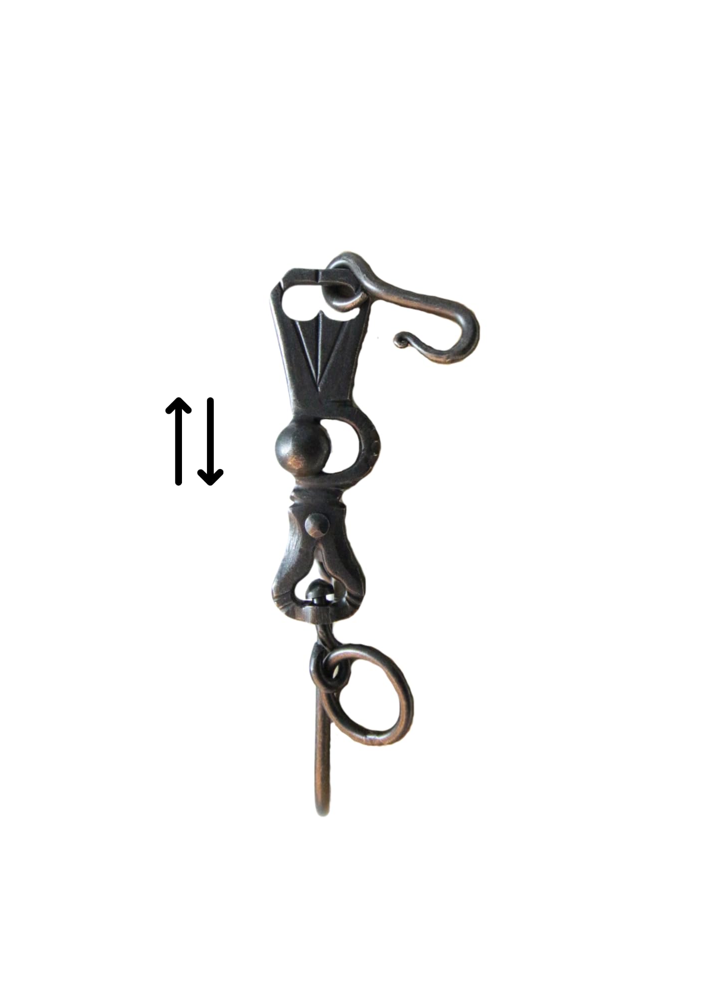 Bocado vaquero fragua embocadura asa caldera | Modelo Fijo | Tamaño K (5 cm / 10 cm) | Equipamiento para el caballo | Producto de Guarnicionería | Los Nietos