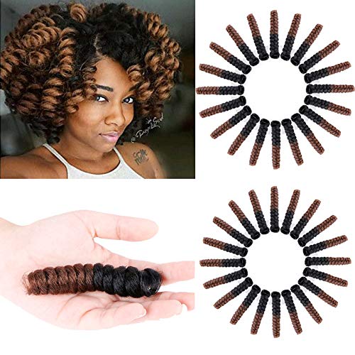 Creamily 3 pack Synthetic Braiding Hair Braids 20inch Saniya Curls Crochet Braids Kanekalon Small Bouncy Curly 20Roots/Pack