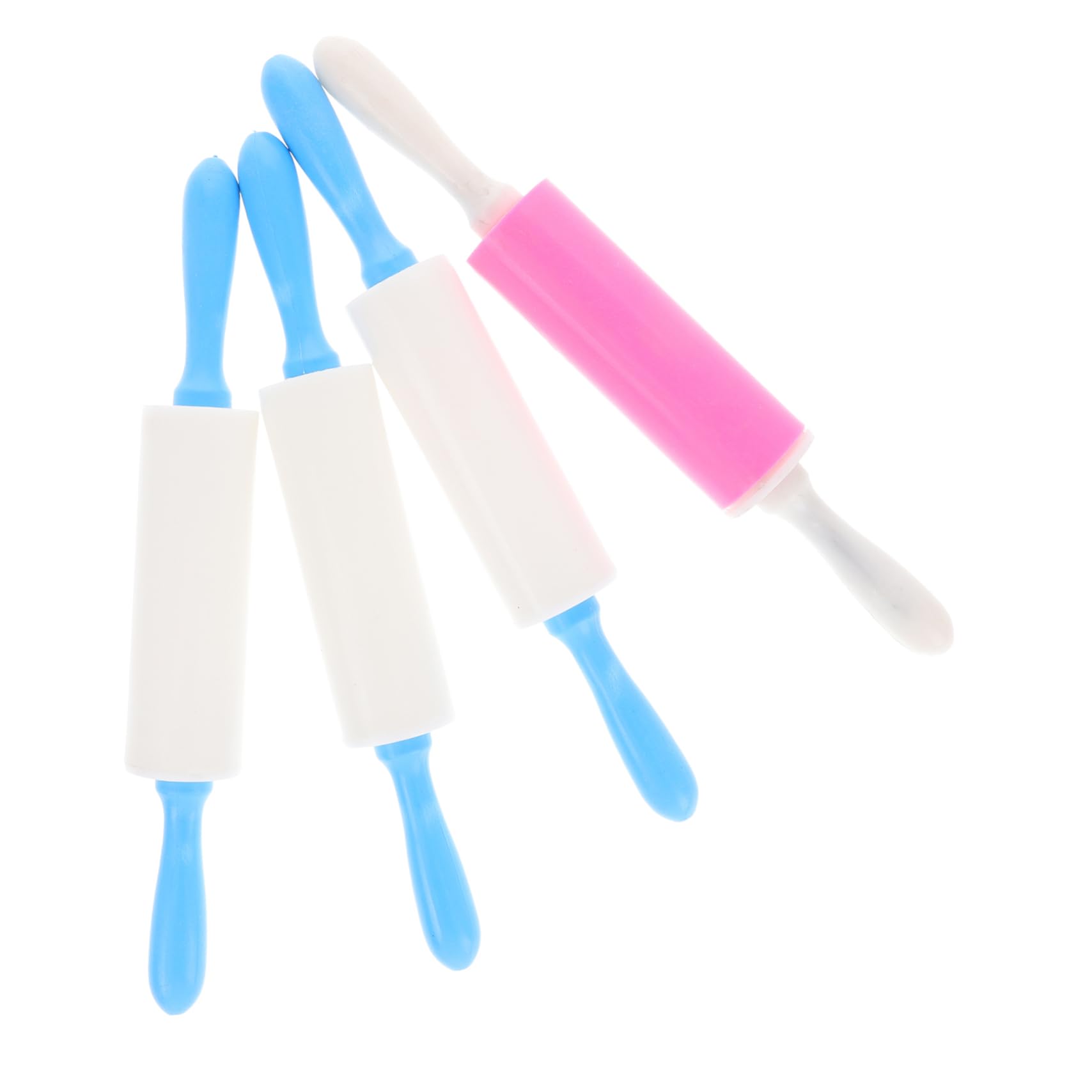 NAMOARLY 4pcs Clay Rolling Poles for Boys and Girls Handmade Modelling Clay Tools Diy Carving Supplies Random