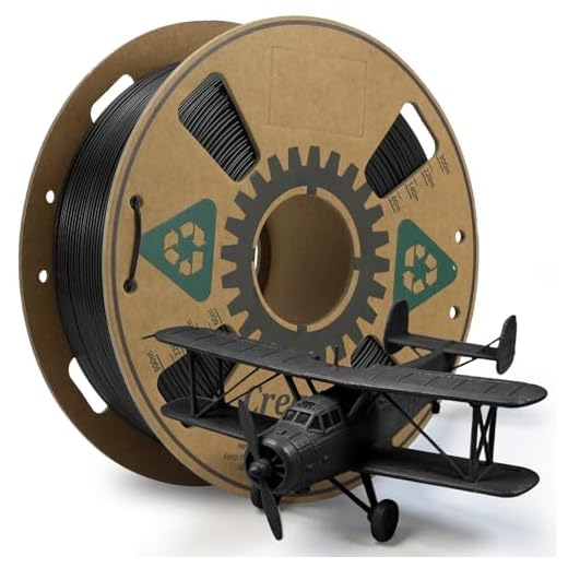 Creator Black High Speed PLA 3D Printer Filament 1.75mm, Rapid PLA for Max 500mm/s Printing, Dimensional Accuracy +/- 0.02mm, High Fluidity 3D Printing Filament 1kg (Black)