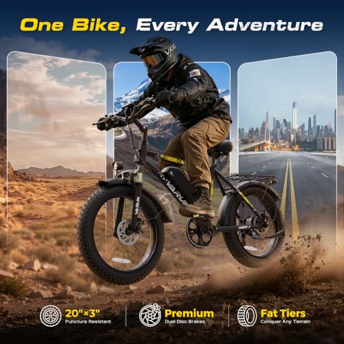 VARUN 1000W Peak Fat Tire Ebike
