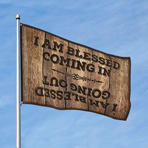Drapeau de dortoir cool I Am Blessed, cadeau idéal étudiant