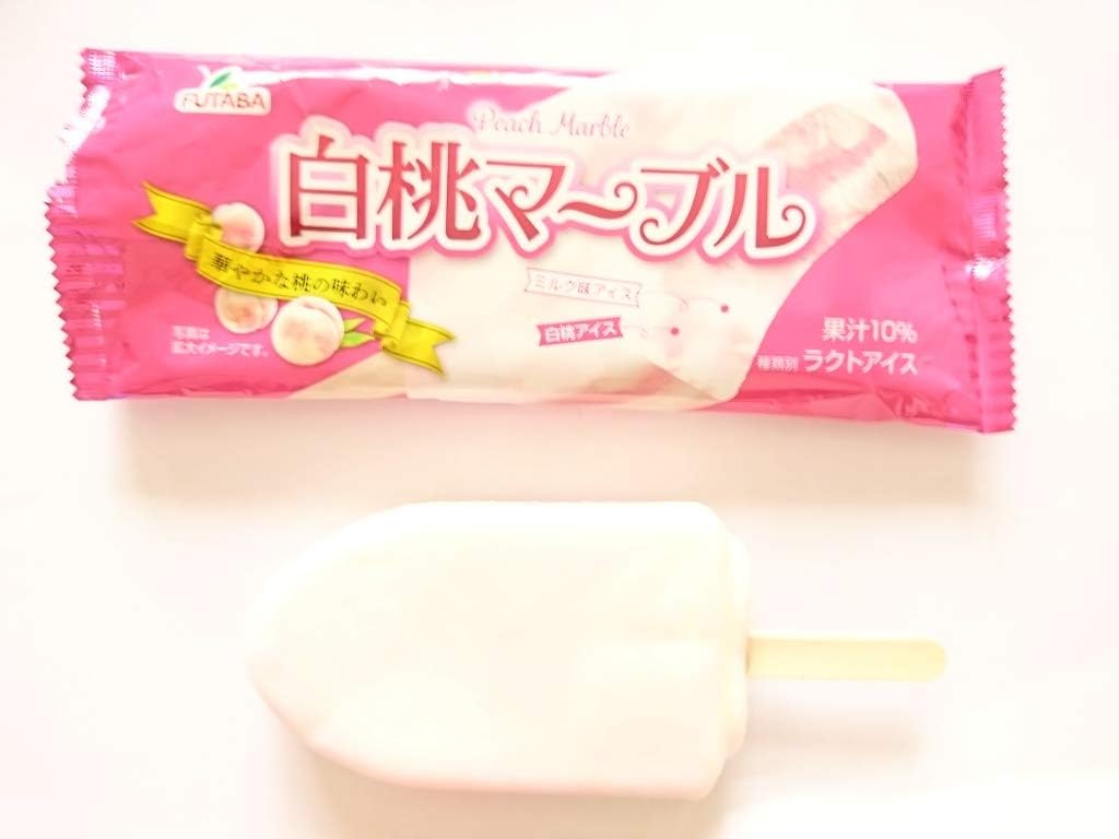 Amazon フタバ食品 白桃マーブル100ml 30袋 フタバ食品 アイスクリーム 通販