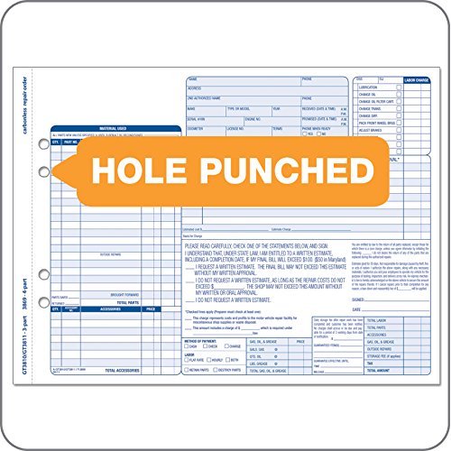 Adams-Garage-Repair-Order-Forms-85-x-11-Inch-3-Parts-250-Count-White-and-Canary-and-White-Tag-GT3811
