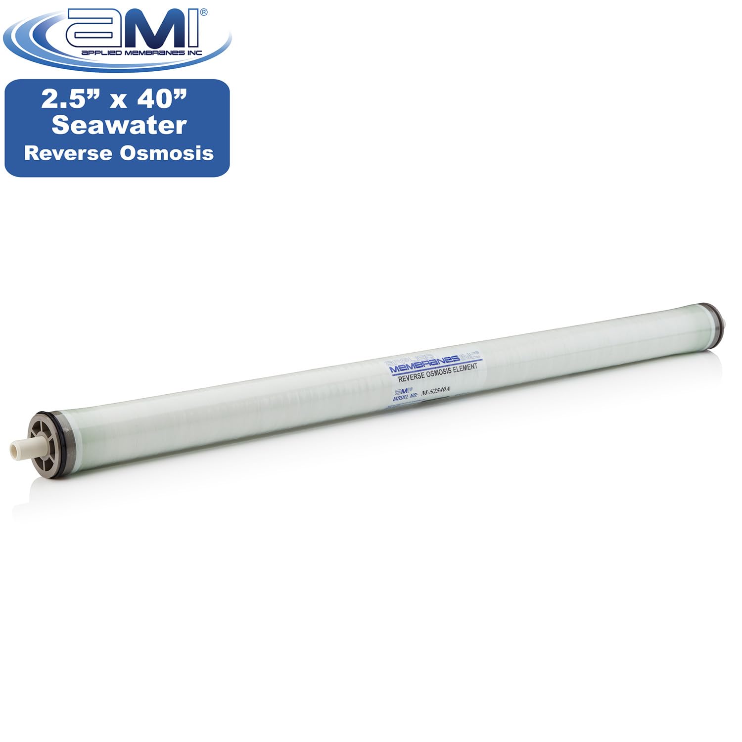 Membrana RO de agua de mar de 2.5 x 40 pulgadas | Membrana de repuesto Watermaker | Membranas aplicadas M-S2540A 700 GPD SWRO (2.5 x 40 pulgadas)