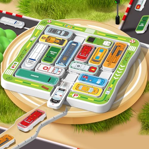 Parkspiele für Kinder, Afenau Logikspiele ab 6 Jahre Auto mit 750 Levels,...