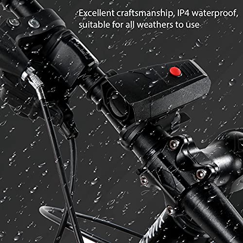 Alarme de klaxon électronique de vélo 110dB étanche pour cyclisme urbain - 4