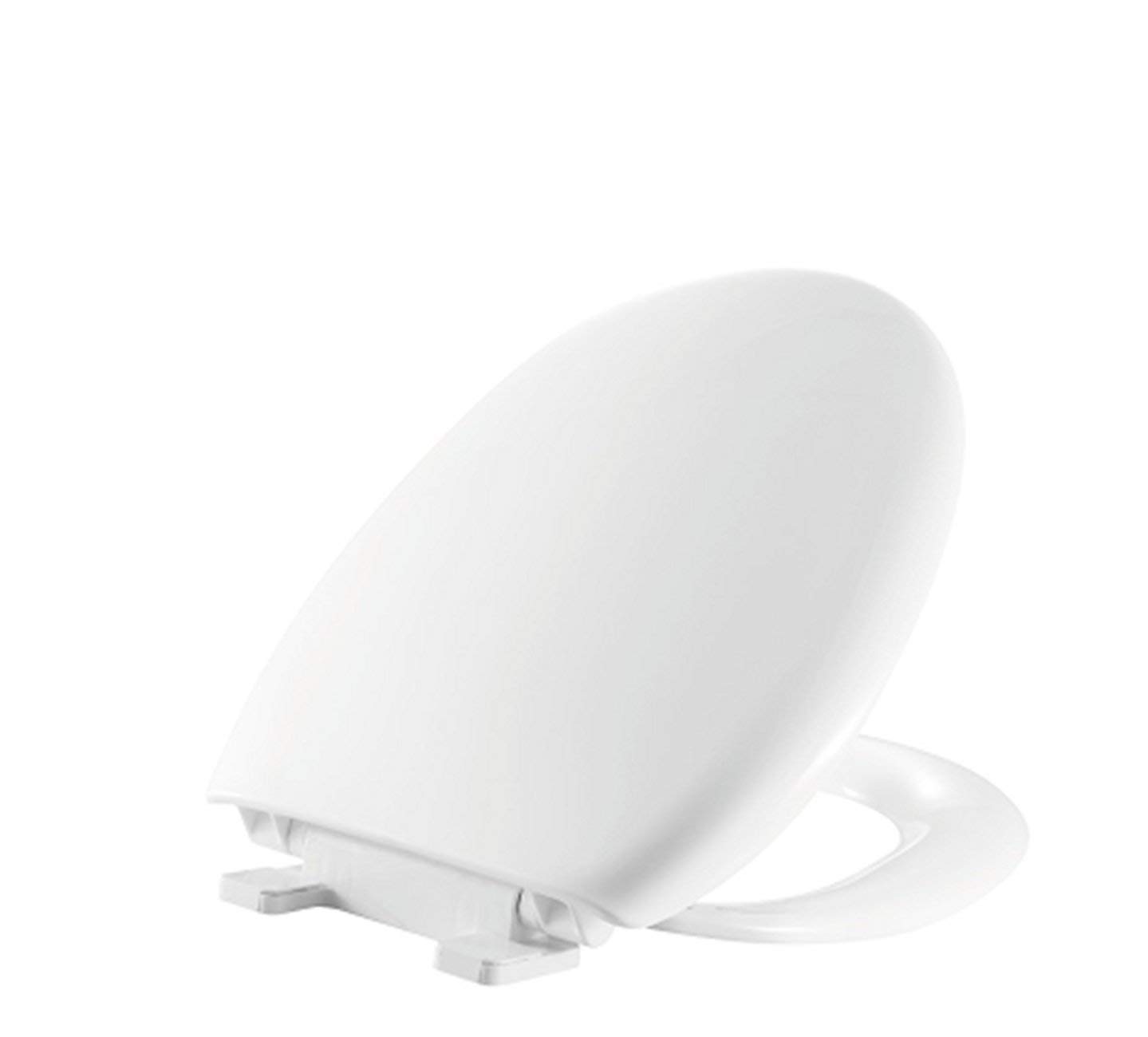 Ultra White Toilet Seat Soft Close Toilet Seat White Oval With Soft Close Hinges Quick Release Button For Cleaning Bottom Fixing Self Closing Toilet 731236516989