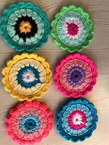 Image of Size 3 Crochet Thread Kit Cotton Threads Balls kit 30 Popular Rainbow Colors with Free Set of 2 Crochet Hooks and 2pcs Knitting Needles for Beginners and Experienced Crochet Enthusiast