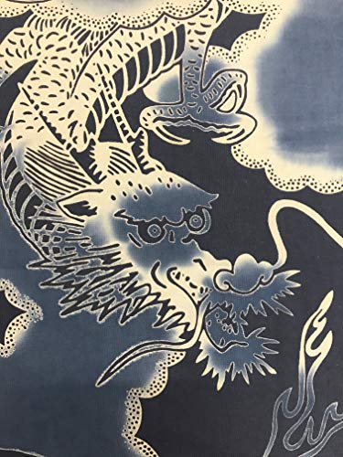 Edoten] Fundoshi made in Japan 100% Cotton loincloth comfortable underwear dragon3