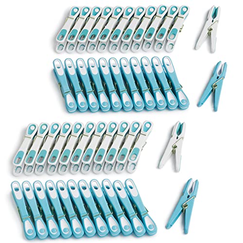 culiclean Clothes Pegs for Washing Line, Strong Soft Grip Washing Pegs Flower