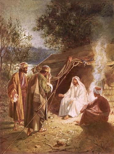 Tableau moderne Le logement de Jésus sur les rives pour chambre sereine