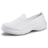 Hawkwell Women's Slip On Nursing Shoes Comfortable Lightweight Slip Resistant Work Shoes