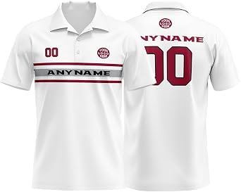 Custom Your Own Polo Shirts Personalized Short Sleeve T-Shirt Customized Any Name Number Logo for Men Women and Youth