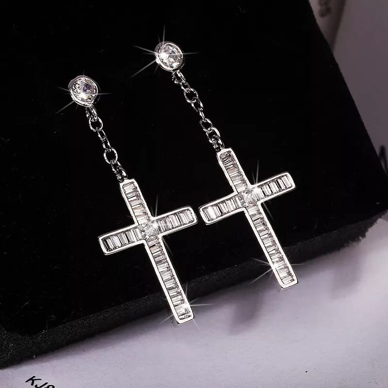 Boucles d'oreilles croisées longues pour un cadeau de mariage unique