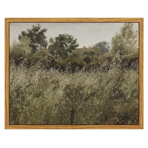 InSimSea Framed Canvas Wall Art Vintage Decor, Small Canvas Wall