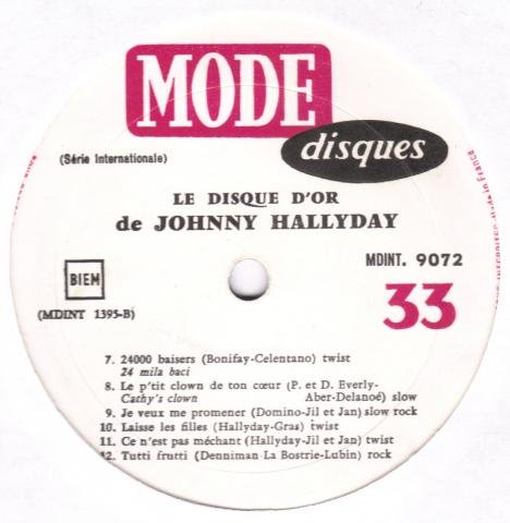 Le disque d'or