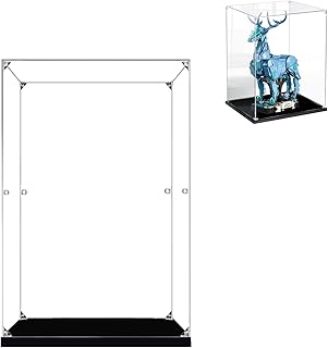 BOOVAX Display Case - Acrylic Clear Display Box for Lego-76414 - Compatible with [Expecto Patronum] Model - 9.8x5.9x13.7 inch
