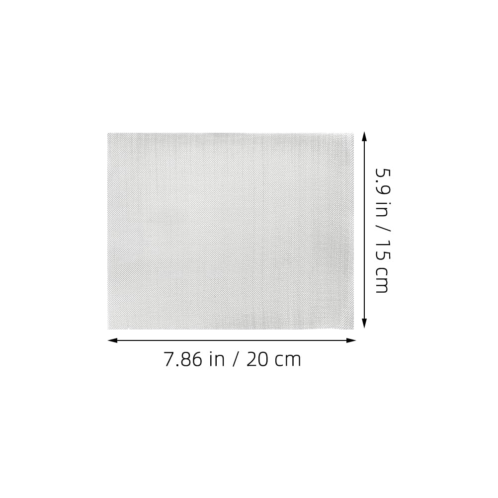 Gatuida 10 Pcs red de reparación de automóviles soldador de plástico soldadura de plastico soldadura de plásticos malla de alambre soldada malla de alambre de acero malla metálica Silver